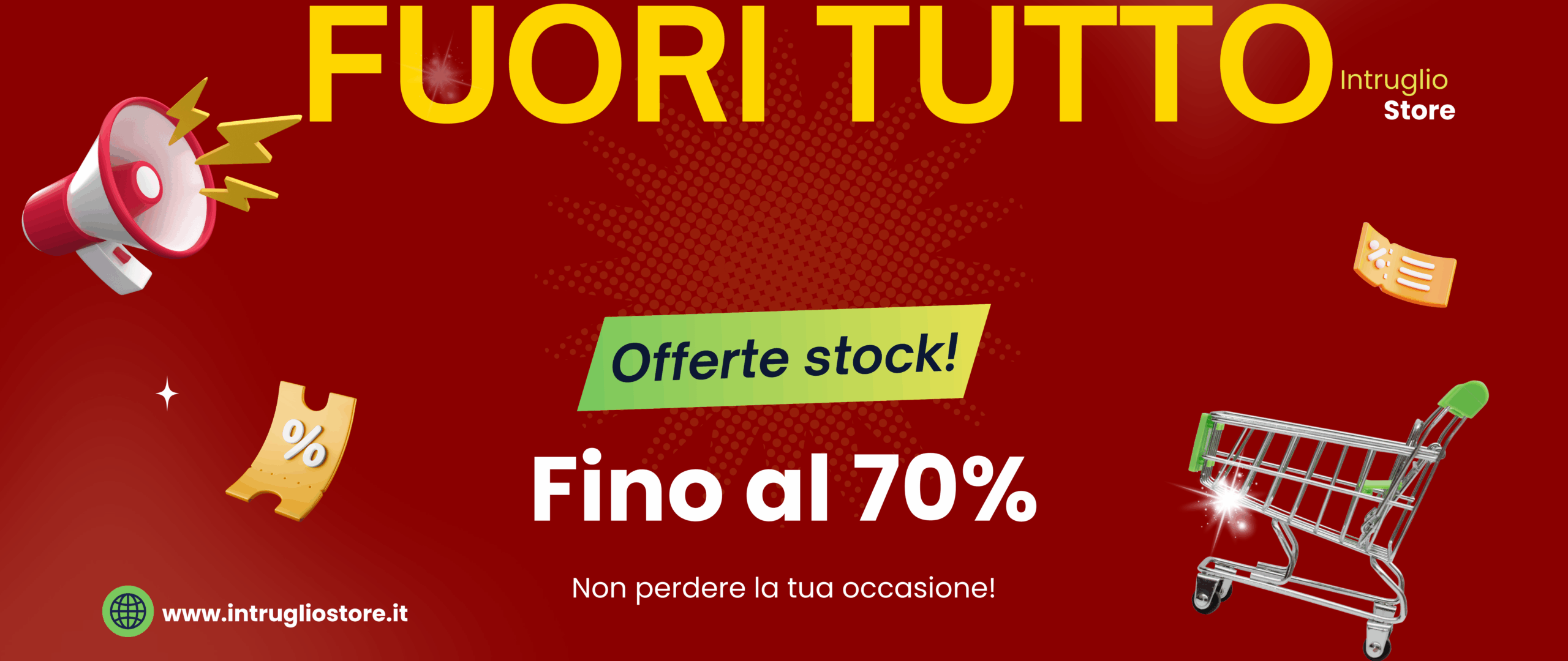 FUORI TUTTO - OFFERTE FINO AL 70%
